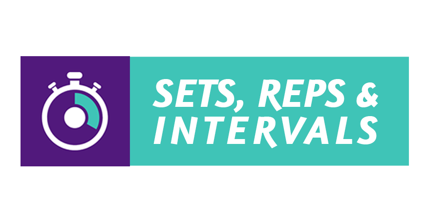 Sets, Reps, Interval: Timer Logo